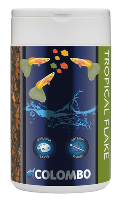 Colombo Tropical Vlokken Voer 1000ml - Complete Voeding voor Tropische Vissen & Helder Aquarium Water