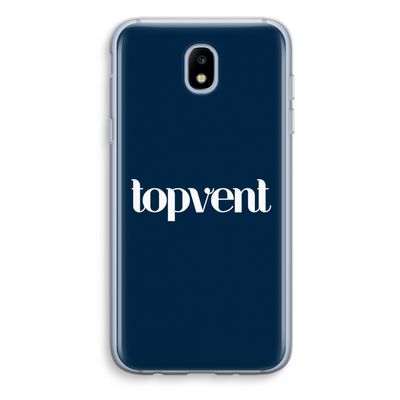 Topvent Navy: Samsung Galaxy J5 (2017) Transparant Hoesje