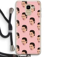 Ugly Cry Call: Samsung Galaxy J6 (2018) Transparant Hoesje met koord
