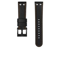 Horlogeband TW Steel CEB106 Leder Zwart 22mm - thumbnail