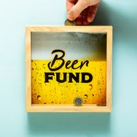 Houten Spaarpot - Beer Fund - thumbnail
