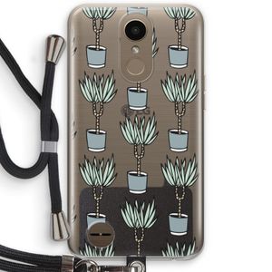 Boompje: LG K10 (2017) Transparant Hoesje met koord