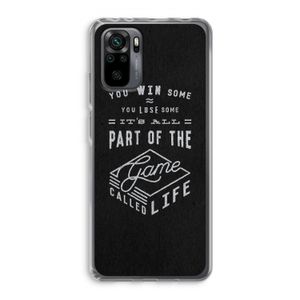 Life: Xiaomi Redmi Note 10 Pro Transparant Hoesje