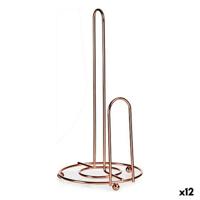 Keukenrolhouder Kinvara CN-W3803 CN-W3803 Koper Metaal Staal 15,5 x 32 x 16 cm (12 Stuks)