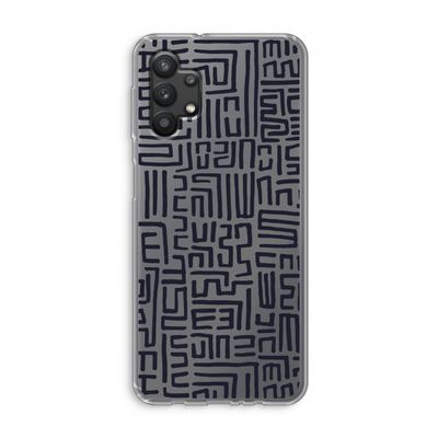 Moroccan Print: Samsung Galaxy A32 5G Transparant Hoesje
