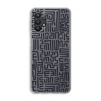 Moroccan Print: Samsung Galaxy A32 5G Transparant Hoesje