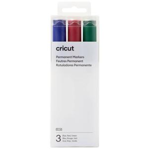 Cricut 2008876 permanente marker Blauw, Groen, Rood 3 stuk(s)