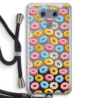 Pink donuts: LG G6 Transparant Hoesje met koord