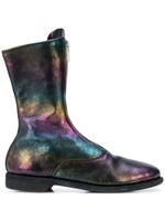 Guidi bottines à effet iridescent - Multicolore