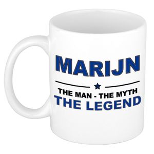 Marijn The man, The myth the legend cadeau koffie mok / thee beker 300 ml