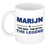 Marijn The man, The myth the legend cadeau koffie mok / thee beker 300 ml - thumbnail