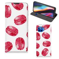 Motorola Moto G 5G Plus | Flip Style Cover | Pink Macarons