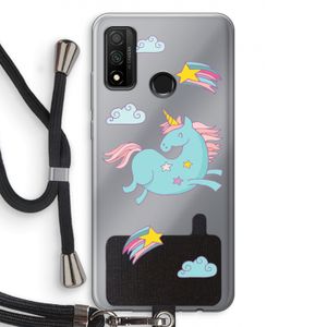 Vliegende eenhoorn: Huawei P Smart (2020) Transparant Hoesje met koord