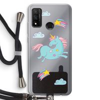 Vliegende eenhoorn: Huawei P Smart (2020) Transparant Hoesje met koord
