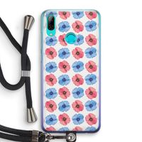Klaproosjes: Huawei P Smart (2019) Transparant Hoesje met koord