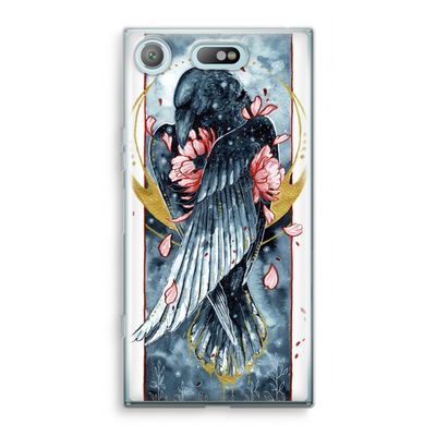 Golden Raven: Sony Xperia XZ1 Compact Transparant Hoesje
