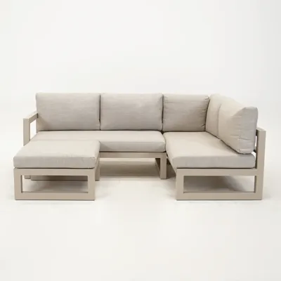 Grosso hoekbank 3 delig R beige