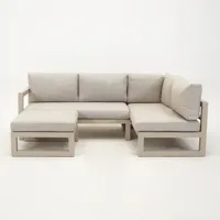 Grosso hoekbank 3 delig R beige