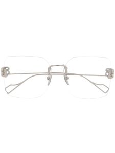 Balenciaga Eyewear lunettes de vue à logo BB - Argent