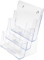 Deflecto folderhouder ft A4, 3 opbergvakken