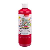 Plakkaatverf bruynzeel fles 500ml primair rood | 10 stuks