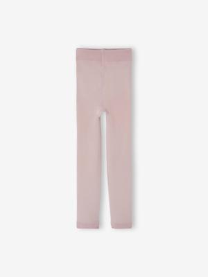 Fleece-legging voor meisjes zachtpaars