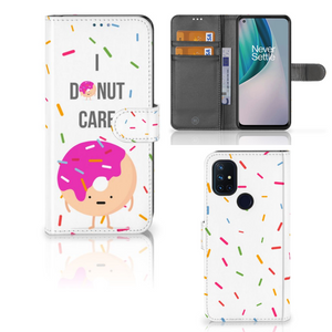 OnePlus Nord N10 Book Cover Donut Roze