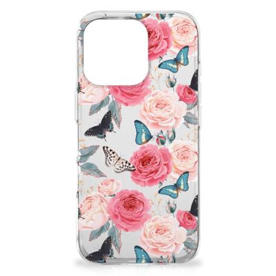 iPhone 16 Pro | TPU Case | Butterfly Roses iPhone 16 Pro | TPU Case | Butterfly Roses