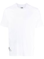 izzue t-shirt en coton à logo imprimé - Blanc