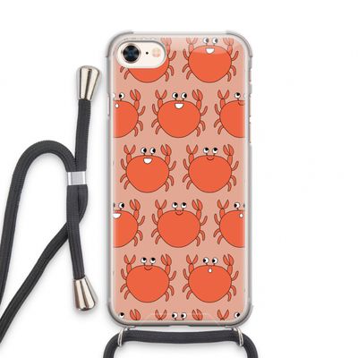 Krab: iPhone 7 Transparant Hoesje met koord