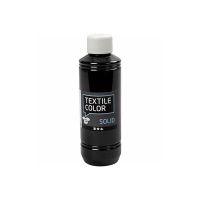 Creativ Company Dekkende textielverf - zwart, 250ml