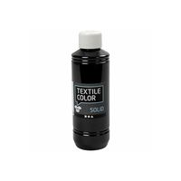 Creativ Company Dekkende textielverf - zwart, 250ml