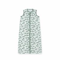 Jollein slaapzak zomer hydrofiel 70cm Whales ash green Maat