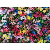 Inductiebeschermer - Colorfull Flowers - 59x52 cm