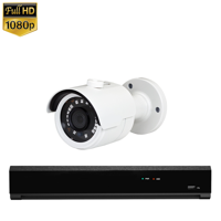 1x Professionele HD IP Camera Bewakingsset - 1080P POE NVR Recorder - 8 Kanaals - Nachtzicht & 1TB Opslag