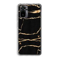 Gouden marmer: Xiaomi Redmi Note 10 Pro Transparant Hoesje