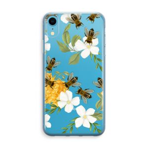 No flowers without bees: iPhone XR Transparant Hoesje