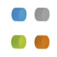 Magneet MAUL Neodymium rond siliconen 14.6x9mm 1,5kg 8 stuks