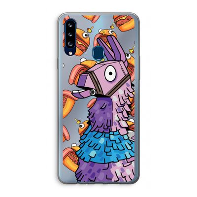 Loot Burger: Samsung Galaxy A20s Transparant Hoesje