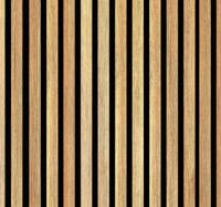 Behang hout Houtstijl bruine houten latten in teak