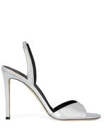 Giuseppe Zanotti sandales Lilibeth à bride arrière - Argent - thumbnail