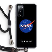 NASA: Samsung Galaxy S20 FE / S20 FE 5G Transparant Hoesje met koord