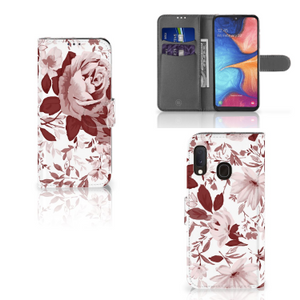 Hoesje Samsung Galaxy A20e Watercolor Flowers