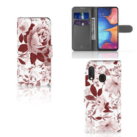 Hoesje Samsung Galaxy A20e Watercolor Flowers - thumbnail