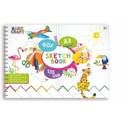 Basic Craft A3 Schetsboek 145 grams 40 Bladen