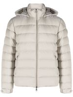 Moncler Arneb hooded puffer jacket - Tons neutres