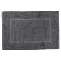 Differnz Basics badmat 100% katoen - geschikt voor vloerverwarming - 50 x 80 cm - lichtgrijs