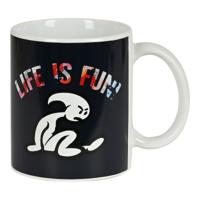 Mok El Niño Life is fun Keramisch Multicolour (350 ml)