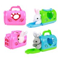 Toi-Toys Pluchen konijn in draagkoffer