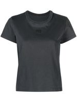 Alexander Wang t-shirt en coton à logo imprimé - Gris